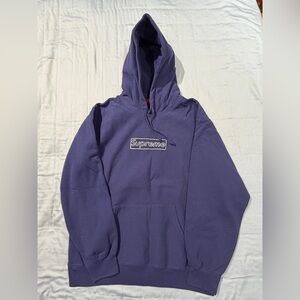 Supreme Purple Box Logo Hoodie
